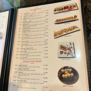 special roll, deep fried roll