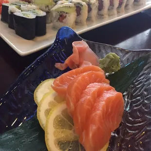 sushi, food, sashimi, sushi and sashimi