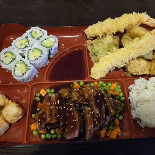 Shrimp and Vegetable Tempura Lunch Box