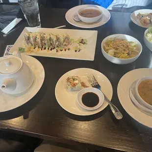 sushi, food, sashimi, sushi and sashimi