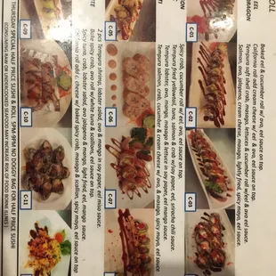 Cooked special rolls