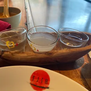 Sake sampler