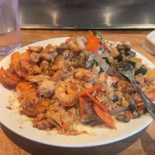 Chicken Land and Bay Teppanyaki Combo