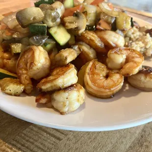 Shrimp w/ extra veggies