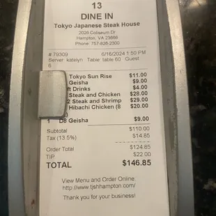 Be Aware they tip themselves $22 on "Special Occasions" without your knowledge.