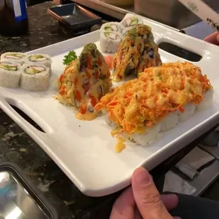 food, sushi and sashimi