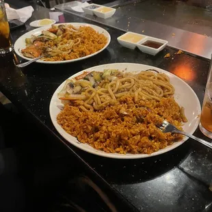 Fried Rice Noodles Vegetables Hibachi Lunch Special (Chicken)