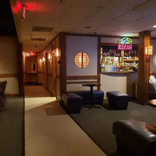 Bar and lounge area