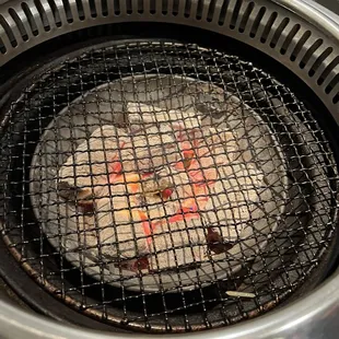 Love grilling on charcoal