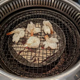 Shrimp on the barbie