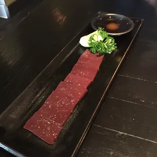 Raw Liver Sashimi