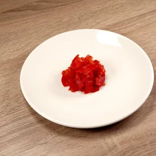 Fukujinzuke, pickled daikon radish