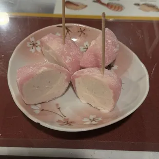 Mochi Ice Cream for dessert :)