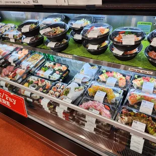 a variety of sushi