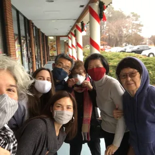 Our very happy group + Mr. &amp; Mrs. Lee
