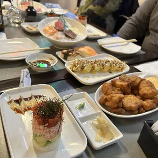 sashimi, sushi, food, sushi and sashimi
