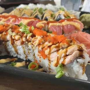 sushi and sashimi, sushi, food, sashimi