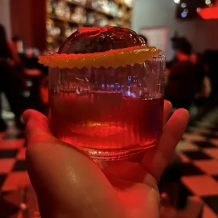 Old Fashioned 10/10 (ice is flown in from Japan).