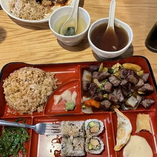 Bento box-steak