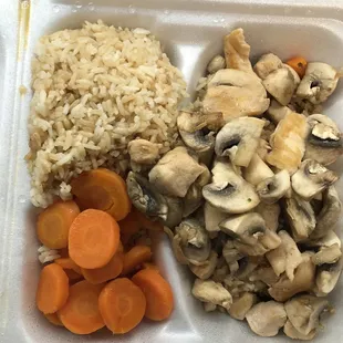 Hibachi Chicken with Mushrooms or Broccoli