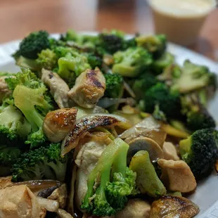 Hibachi Chicken with Double Vegetables