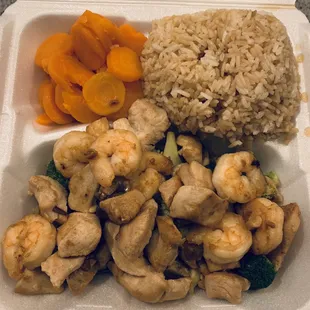 Chicken and Shrimp hibachi
