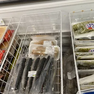 a variety of food items