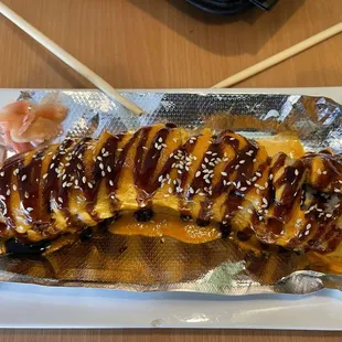 Baked Salmon roll