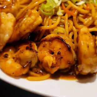 Stir Fried Shrimp Soba Noodles