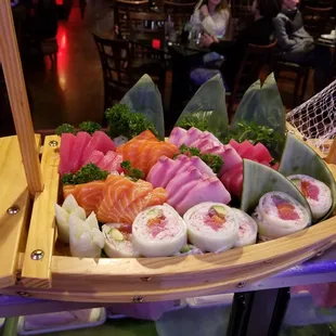 sashimi, sushi and sashimi, food, sushi