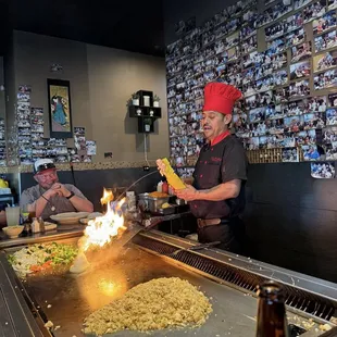 interior, sushi and sashimi