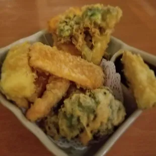 a bowl of fried food