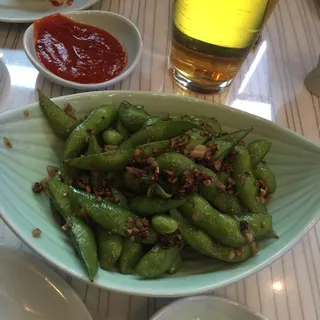 Garlic Edamame