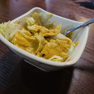 Salad with Ginger Dressing