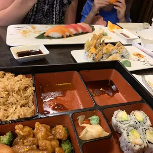 sushi and sashimi, sushi, sashimi, food