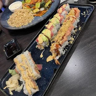 Mankato Roll &amp; Red Dragon Roll