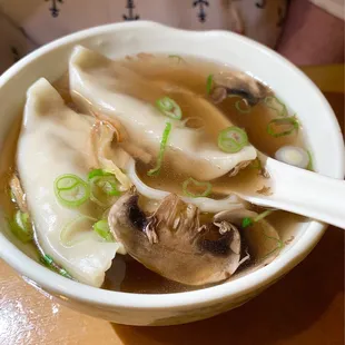 Dumpling soup