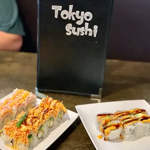 Snow White Roll, Rock N&apos;Roll &amp; dynamite roll