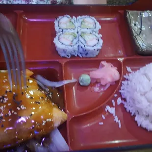 Salmon Teriyaki Benton Box