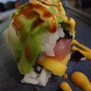 Mexican roll, close-up.