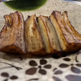 Fried eggplant without the teriyaki sauce