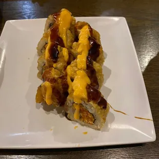 Out of Control Roll - A little too much even for an overweight guy like myself