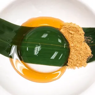 Wow! I love Raindrop cake !! It&apos;s called Mizu Shingen Mochi!! New tokyo sushi is really awesome!