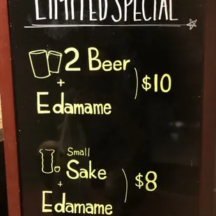Monday to Thursday special