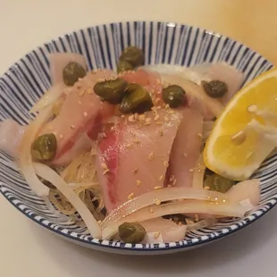 Hamachi carpacio!!