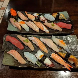 sashimi, sushi, food, sushi and sashimi