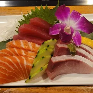 sushi and sashimi, food, sashimi, sushi
