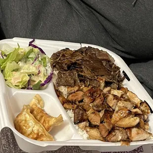 3. Chicken Beef Plate