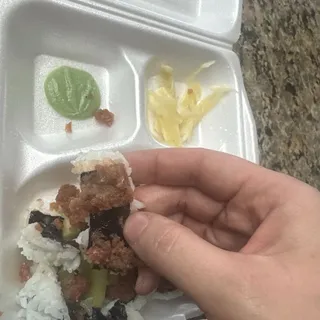 Udon and Spicy Tuna Roll Combo