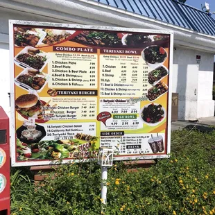 As of 9/21/2020 Menu